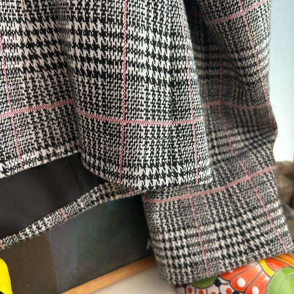 Nine West Black and White Checkered Blazer 8 - Picture 10 of 16